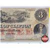 Image 3 : Bank of Clifton $4 Banknote : 1859