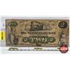 Image 1 : Westmorland Bank of New Brunswick $2 Bill 1861 : #2317 (Hole)