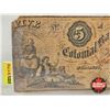 Image 2 : Colonial Bank of Canada 1859 : $5 Bill