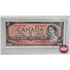 Image 3 : Canada Bills 1954 *Replacements (3) :  - $1 Bill  : Bouey/Rasminsky # *CF0928102 - $2 Bill : Beattie