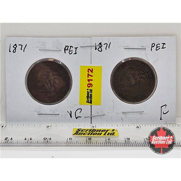 PEI One Cent (2) : 1871; 1871