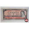 Image 3 : Canada Bills 1954 (3) :  - $1 Bill *Replacement : Bouey/Rasminsky # *CF0998075 - $2 Bill : Beattie/R