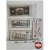 Image 6 : Canada $10 Bills (4) : - 1937 Gordon/Towers #LD5202087 - 1954 Beattie/Rasminsky #SV0217619 - 1971 Cr