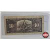 Image 7 : Canada $10 Bills (4) : - 1937 Gordon/Towers #LD5202087 - 1954 Beattie/Rasminsky #SV0217619 - 1971 Cr