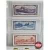 Image 7 : Canada 1954 Series Bills (7) :  - $100 : Beattie/Rasminsky #BJ1455552 - $50 : Beattie/Rasminsky #BH1