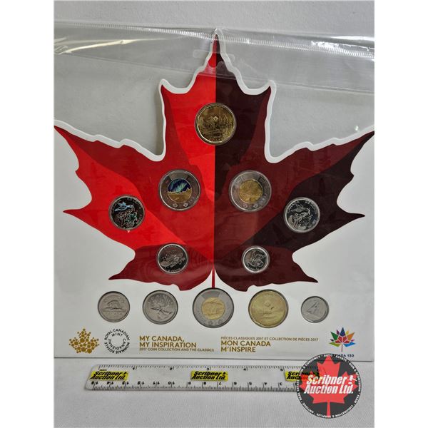 RCM Canada 2017 Uncirculated 12-Coin Set : MY CANADA, MY INSPIRATION