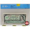 Image 1 : Canada $1 Bill 1967 : Beattie/Rasminsky #MP1640715 (CCCS Cert : VF-25 : Very-Fine : Short Run)
