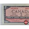 Image 3 : Canada $2 Bill 1954 : Lawson/Bouey #VG4539550 (CCCS Cert : VF-20 : Very-Fine : Short Run)