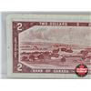 Image 7 : Canada $2 Bill 1954 : Lawson/Bouey #VG1316050 (CCCS Cert : VF-20 : Very-Fine : Short Run)