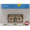 Image 1 : Dominion of Canada 1923 Twenty Five Cent "Shinplaster" : McCavour/Saunders #199751 (CCCS Cert : F-15