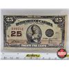 Image 2 : Dominion of Canada 1923 Twenty Five Cent "Shinplaster" : McCavour/Saunders #199751 (CCCS Cert : F-15