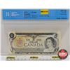 Image 1 : Canada $1 Bill 1973 *Replacement : Lawson/Bouey # *IG8450312 (CCCS Cert : VF-20 : Very-Fine : Replac