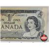 Image 4 : Canada $1 Bill 1973 *Replacement : Lawson/Bouey # *IG8450312 (CCCS Cert : VF-20 : Very-Fine : Replac