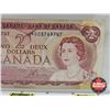 Image 4 : Canada $2 Bill 1974 *Replacement : Lawson/Bouey # *UG5769747 (CCCS Cert : VF-20 : Very-Fine : Replac