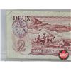 Image 7 : Canada $2 Bill 1974 *Replacement : Lawson/Bouey # *UG5769747 (CCCS Cert : VF-20 : Very-Fine : Replac