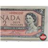 Image 4 : Canada $2 Bill *Replacement : Lawson/Bouey # *OG0263187 (CCCS Cert : VF-20 : Very-Fine : Replacement