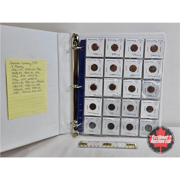 German Coin Collection (53) : Variety 1 Pfennig (BINDER LOT)