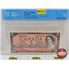Image 1 : Canada $2 Bill 1954 : Beattie/Rasminsky #YR4182278 (CCCS Cert : EF-40 : Extra Fine)
