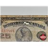 Image 3 : Dominion of Canada 1923 Twenty Five Cent "Shinplaster" : Campbell/Clark #643861 (CCCS Cert : F-12 : 