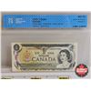 Image 3 : Canada $1 Bills 1973 (2 Consecutive ~ Certified) : Lawson/Bouey #EAN3692379-380 (Both CCCS Cert : AU