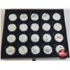 Image 2 : RCM Canada 2011-2015 $20 Fine Silver Coin Collector Set in Case (All 99.99%) (20 Coins Total) (Origi