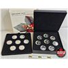 Image 1 : RCM Canada 2007-2008-2009 ($25 Sterling Silver 15-Coin Collector Set) Vancouver Olympic Games 2010