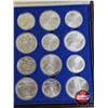 Image 5 : RCM Olympic Sterling Silver Coin Proof Set (28 Coin Set in Presentation Case)