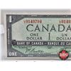 Image 3 : Canada $1 Bill 1954DF "Devil's Face" : Beattie/Coyne #LA9149794