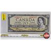 Image 1 : Canada $20 Bill 1954DF "Devil's Face" : Coyne/Towers #BE3247177