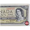 Image 2 : Canada $20 Bill 1954DF "Devil's Face" : Coyne/Towers #BE3247177