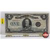 Image 1 : Dominion of Canada $1 Bill 1923 Black Seal "Horse Blanket" : Campbell/Clark #E6312222