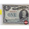 Image 2 : Dominion of Canada $1 Bill 1923 Black Seal "Horse Blanket" : Campbell/Clark #E6312222