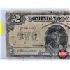 Image 2 : Dominion of Canada $2 Bill 1923 Black Seal "Horse Blanket" : Campbell/Sellar #U-664567