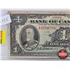 Image 2 : Bank of Canada $1 Bill 1935 : Osborne/Towers #A9780594