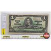 Image 1 : Bank of Canada $1 Bill 1937 : Osborne/Towers #CA1114125