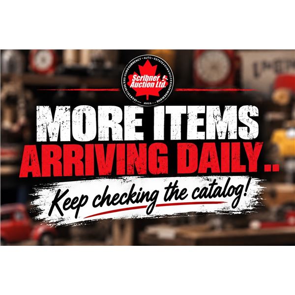 ITEMS MAY BE ADDED DAILY .. KEEP CHECKING THE CATALOG !
