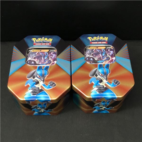 LOT OF 2 POKEMON TCG TINS - BULK