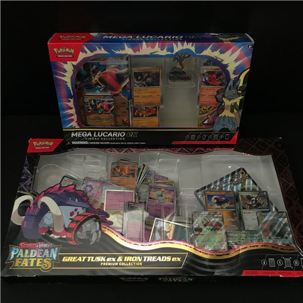 LOT OF 2 POKEMON TCGTRADING CARD BOXES - BULK
