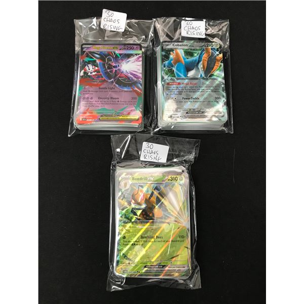 LOT OF 90 POKEMON TCG CHAOS RISING TRADING CARDS