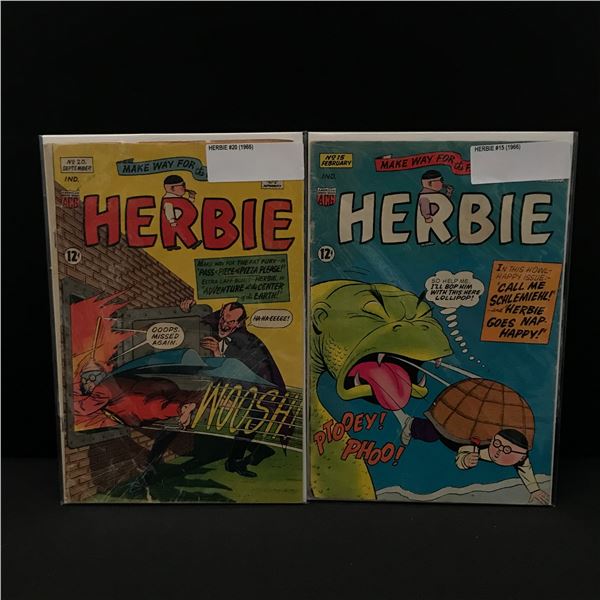 LOT OF 2 HERBIE COMICS (1966) - ACG