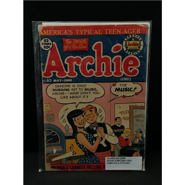 ARCHIE COMICS #63 (1953) - ARCHIE MAGAZINE