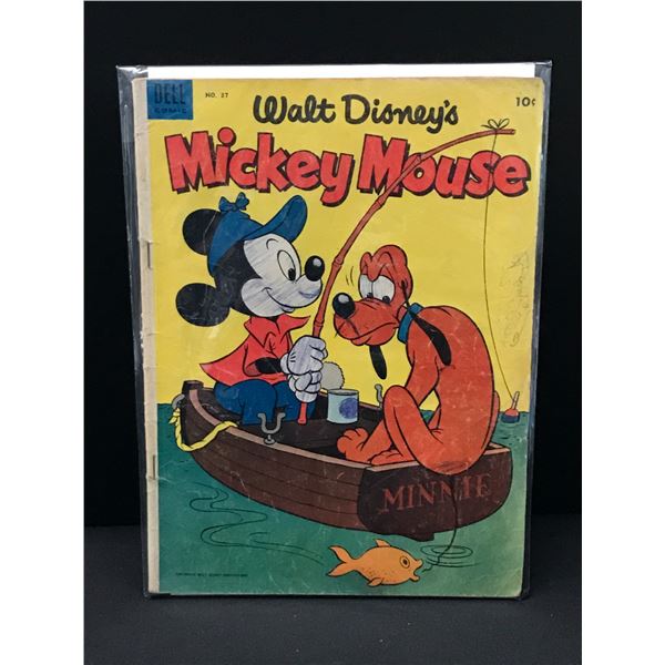 WALT DISNEY'S MICKEY MOUSE NO.37 4 COLOUR GOLDEN AGE  - DELL COMICS