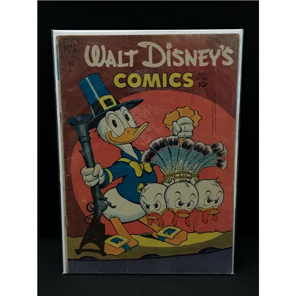 WALT DISNEY'S NO.136 4 COLOUR GOLDEN AGE - DELL COMICS