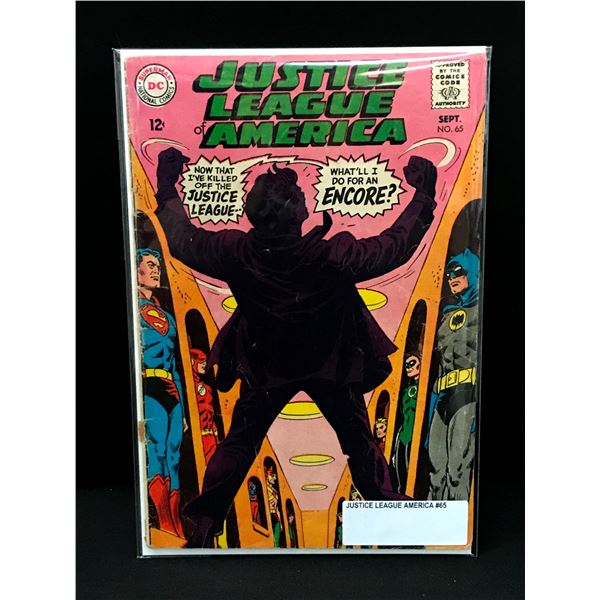 JUSTICE LEAGUE OF AMERICA #65 - DC COMICS