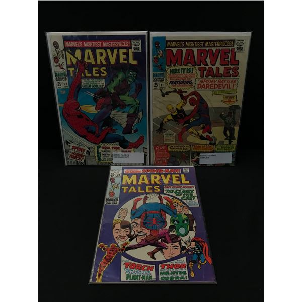 LOT OF 3 MARVEL TALES COMICS - MARVEL COMICS