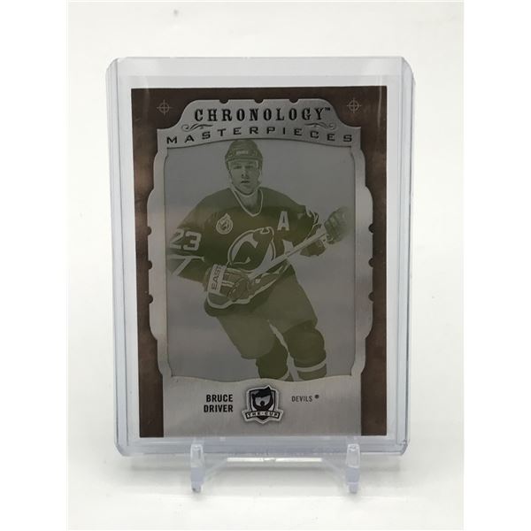 2018-19 THE CUP HOCKEY BRUCE DRIVER CHRONOLOGY MASTERPIECES PRINTING PLATE 1/1