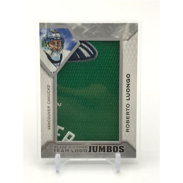 2019-20 UPPER DECK BLACK DIAMOND HOCKEY ROBERTO LUONGO TEAM LOGO JUMBOS TRADING CARD