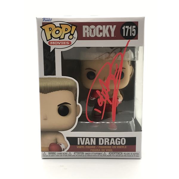 DOLPH LUNDGREN SIGNED IVAN DRAGO ROCKY FUNKO POP - HOLLYWOOD COA