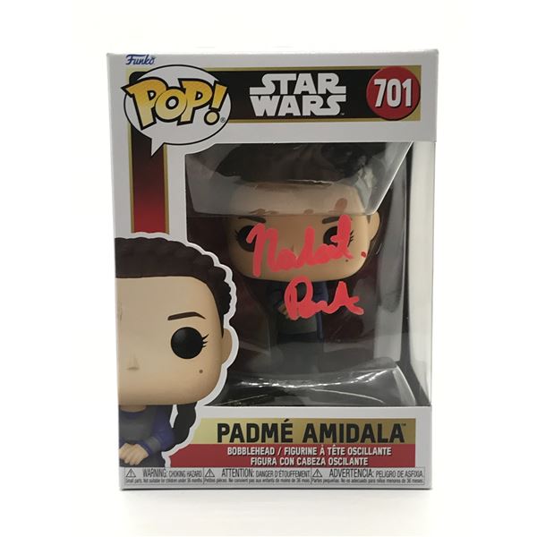NATALIE PORTAMN SIGNED PADME AMIDALA STAR WARS FUNKO POP - HOLLYWOOD COA