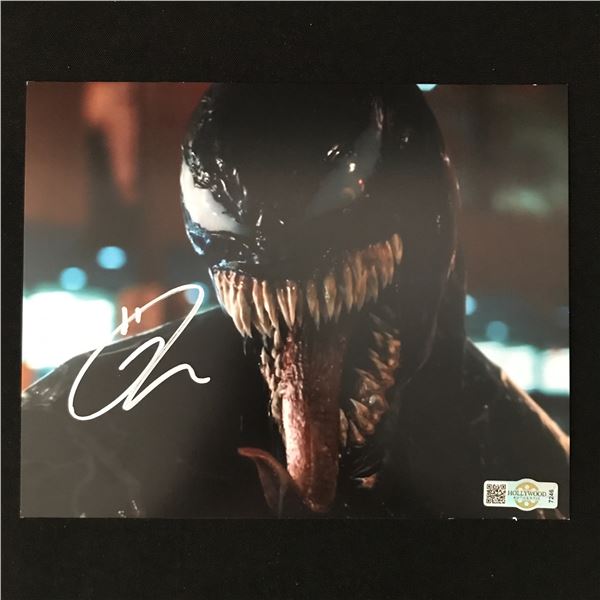 TOM HARDY SIGNED VENOM 8X10 - HOLLYWOOD COA
